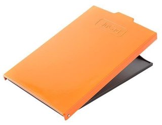 JuCad GRP scorekaarthouder, titanium/oranje