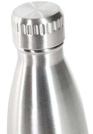 JuCad Stainless Steel Insulated Bottle zilver