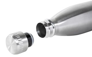 JuCad Stainless Steel Insulated Bottle zilver