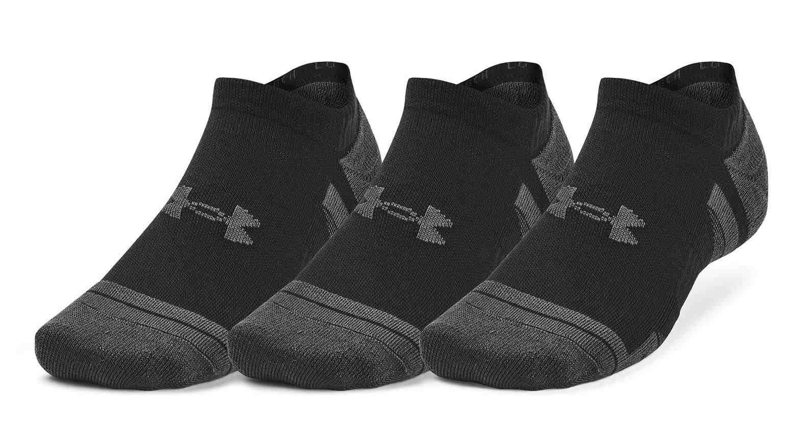 Under Armour Performance Tech unisex sokken (3 paar), zwart