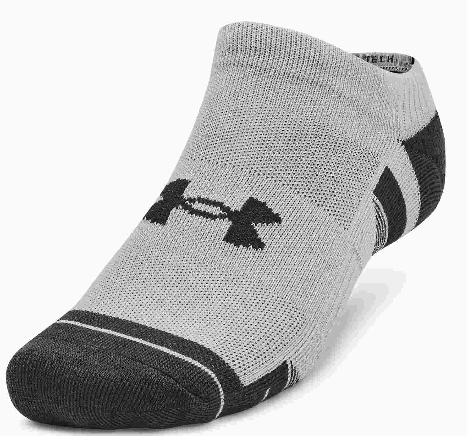 Under Armour Performance Tech unisex sokken (3 paar), mod gray
