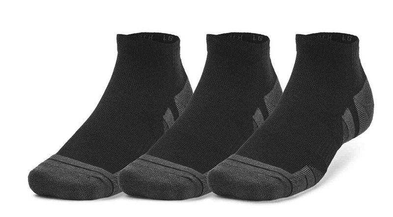 Under Armour Performance Tech unisex sokken (3 paar), zwart