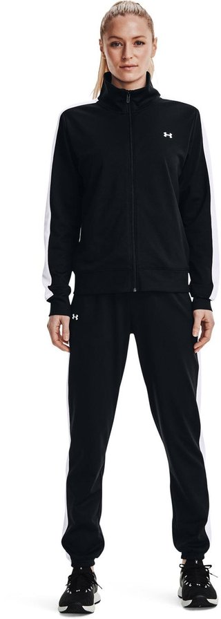Under Armour Tricot dames trainingspak, zwart