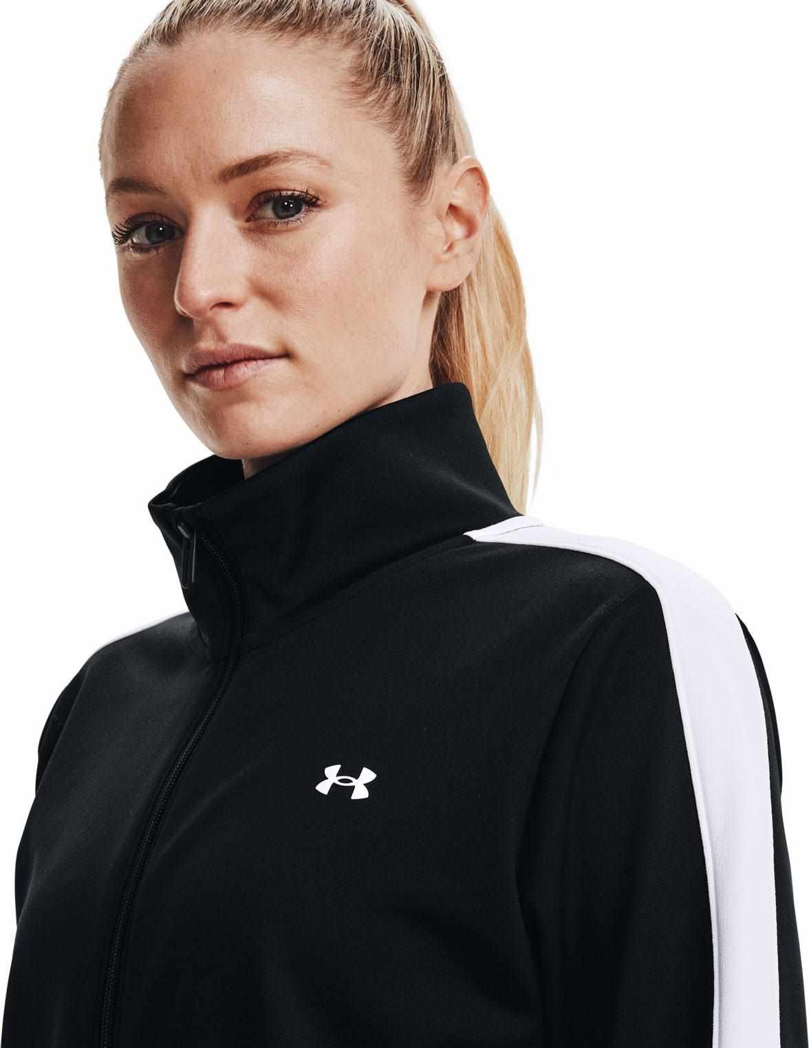 Under Armour Tricot dames trainingspak, zwart