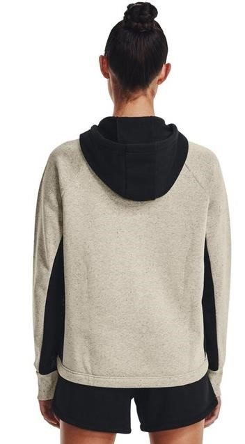 Under Armour Rival + FZ Hoodie dames sweatshirt, bruin