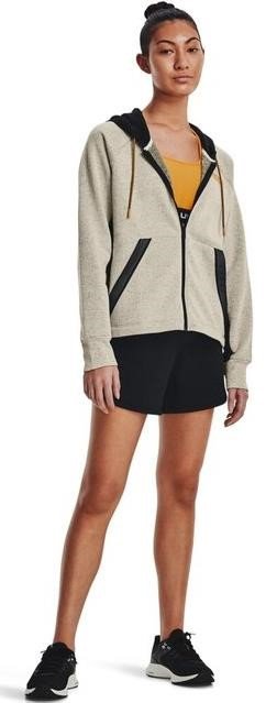 Under Armour Rival + FZ Hoodie dames sweatshirt, bruin