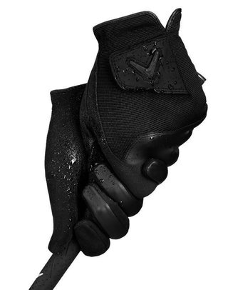 Callaway Rain Spann dames golfhandschoenen (paar), zwart