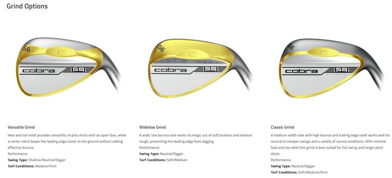 Cobra SNAKEBITE Silver Versatile heren wedge, staal