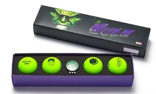 Volvik VIVID MARVEL HULK golfballen, groen
