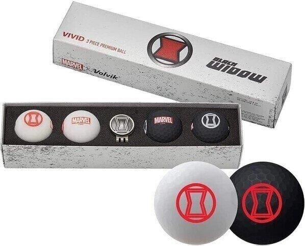 Volvik VIVID MARVEL Black Widow golfballen, mix