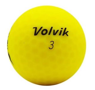 Volvik VIMAT golfballen, mat geel