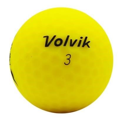 Volvik VIMAT golfballen, mat geel