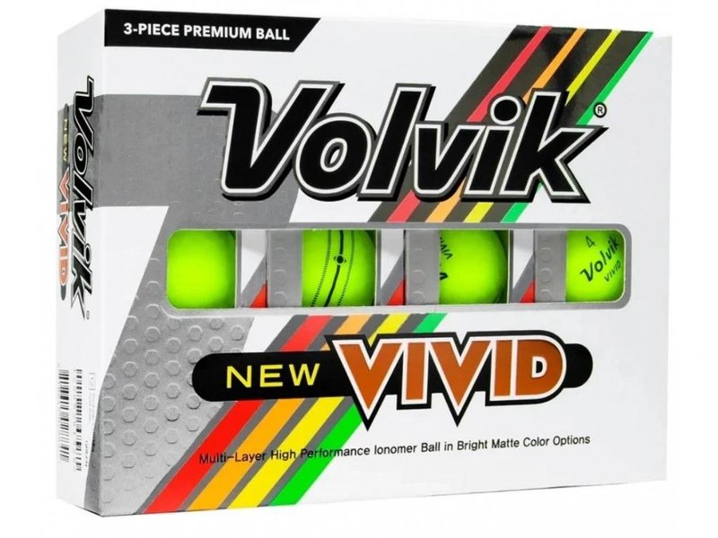Volvik VIVID golfballen, groen