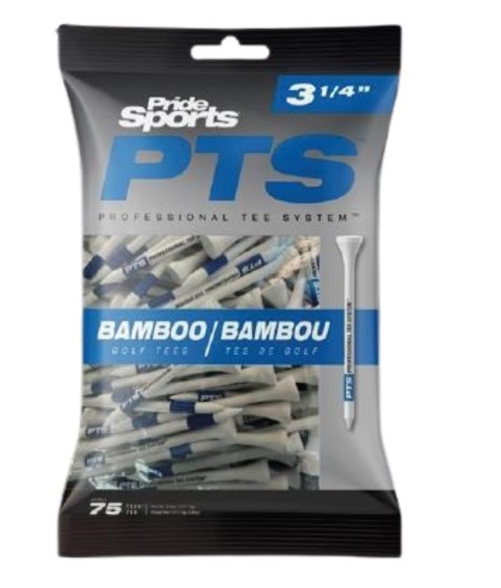 Pride Sports PTS Bamboo tees 83mm (3 1/4"), 75 stuks