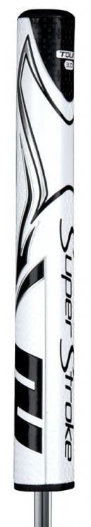 SuperStroke Zenergy Tour 3.0 putter grip, wit/zwart