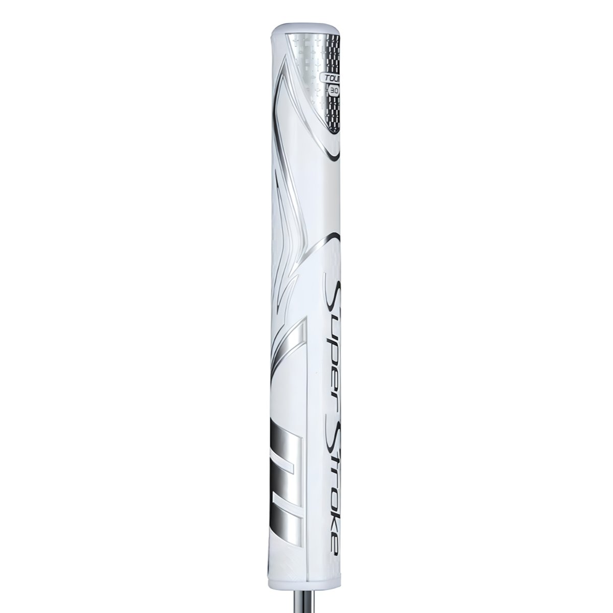 SuperStroke Zenergy Tour 3.0 putter grip, wit/zilver