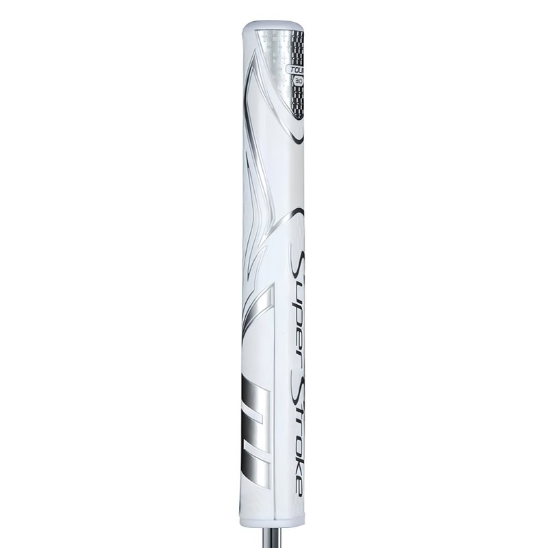 SuperStroke Zenergy Tour 3.0 putter grip, wit/zilver