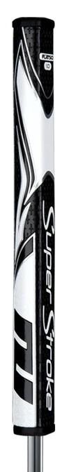 SuperStroke Zenergy Flatso 1.0 putter grip, zwart/wit