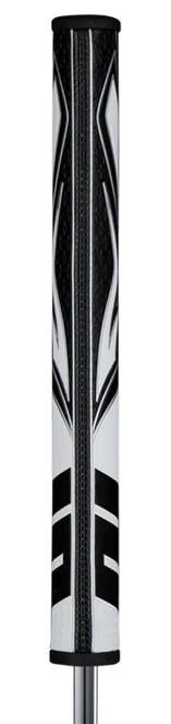 SuperStroke Zenergy Flatso 1.0 putter grip, zwart/wit