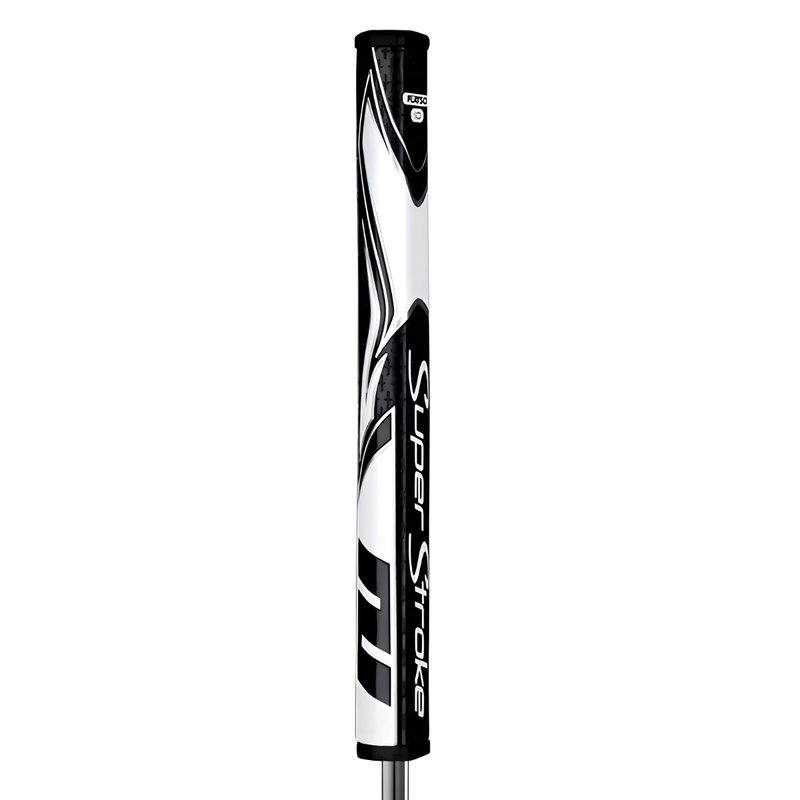 SuperStroke Zenergy Flatso 1.0 putter grip, zwart/wit