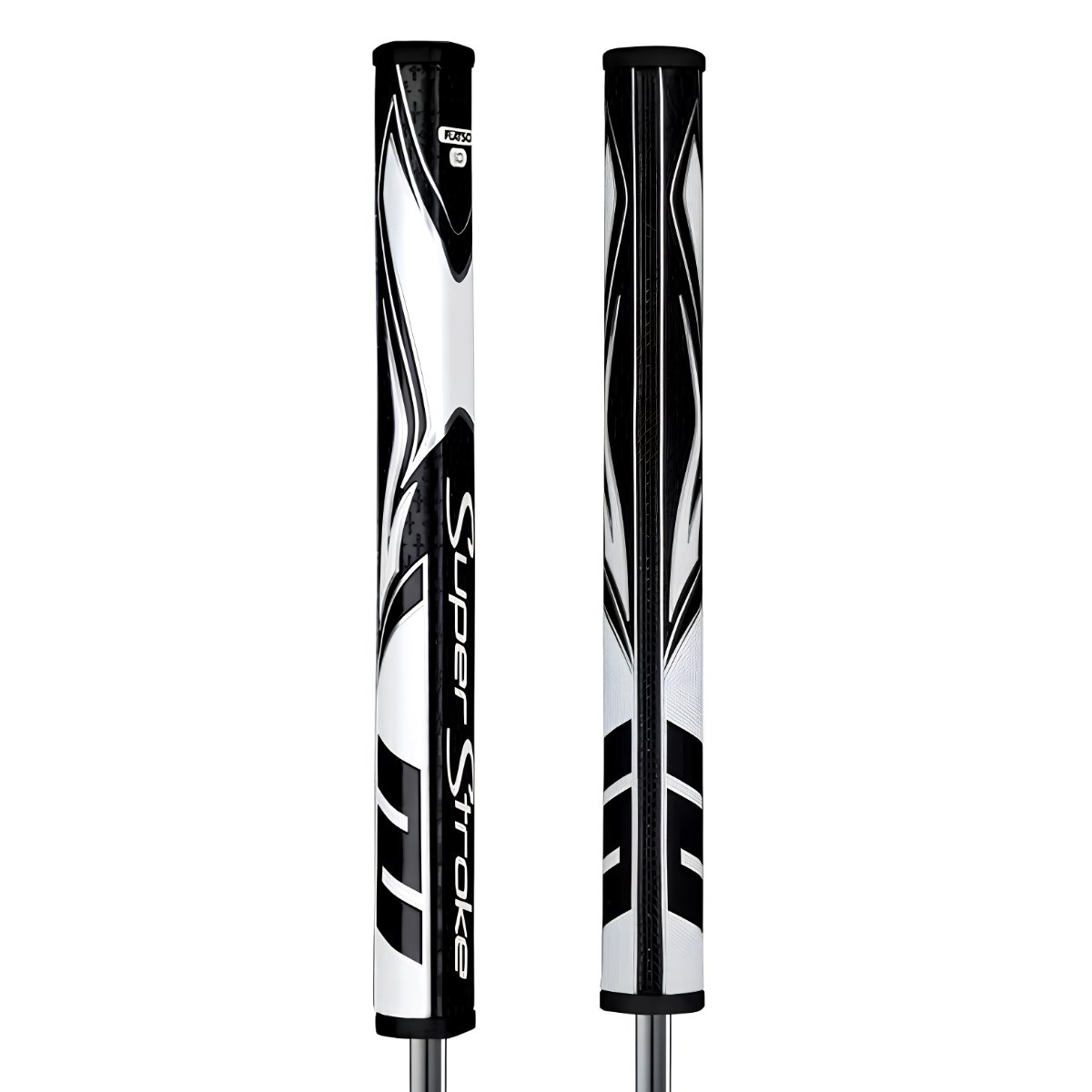 SuperStroke Zenergy Flatso 1.0 putter grip, zwart/wit