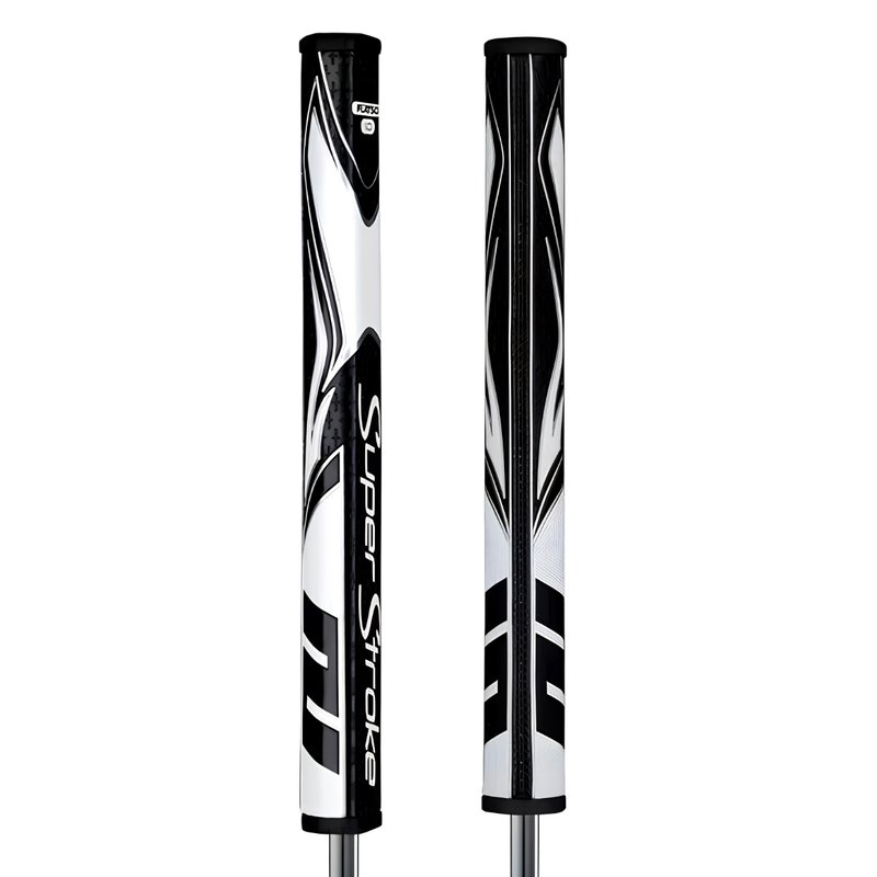 SuperStroke Zenergy Flatso 1.0 putter grip, zwart/wit