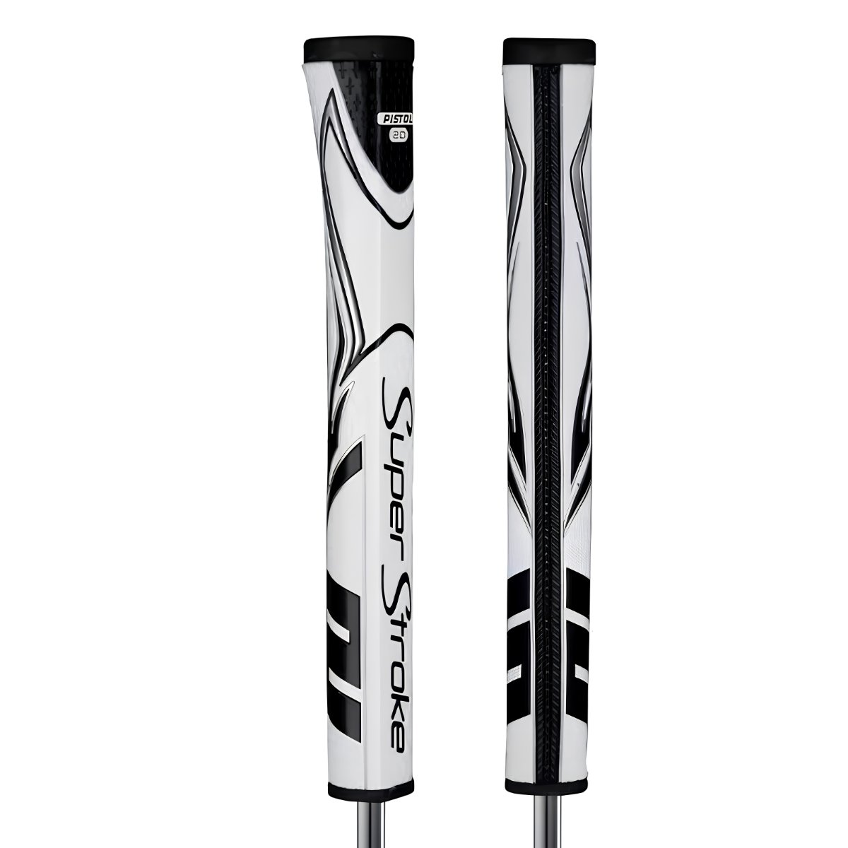 SuperStroke SuperStroke Zenergy Pistol GT 2.0 putter grip, wit/zwart