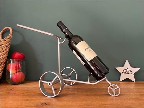 JuCad JuCad miniatuur trolley – wijnfleshouder