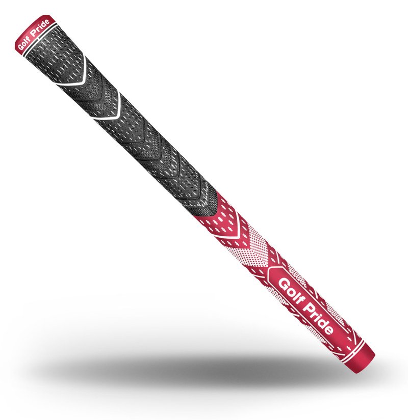 Golf Pride MCC Teams grip (.60 RND), MIDSIZE, donkerrood/wit