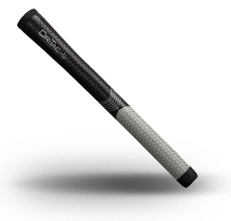 Winn DriTac LT (Less Taper) +1/16" grip, MIDSIZE, zwart/grijs