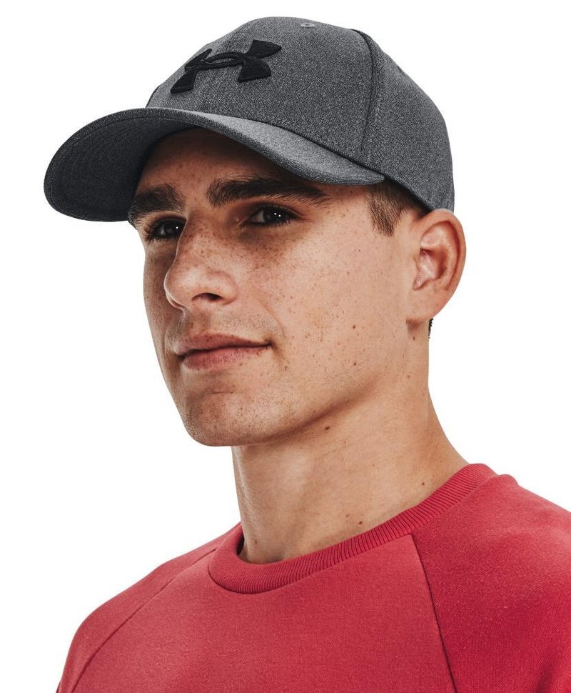 Under Armour Blitzing heren cap, donkergrijs/zwart