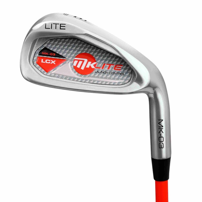 MKids Lite Junior Red 53" (135cm/7-9Y) junior ijzers, staal