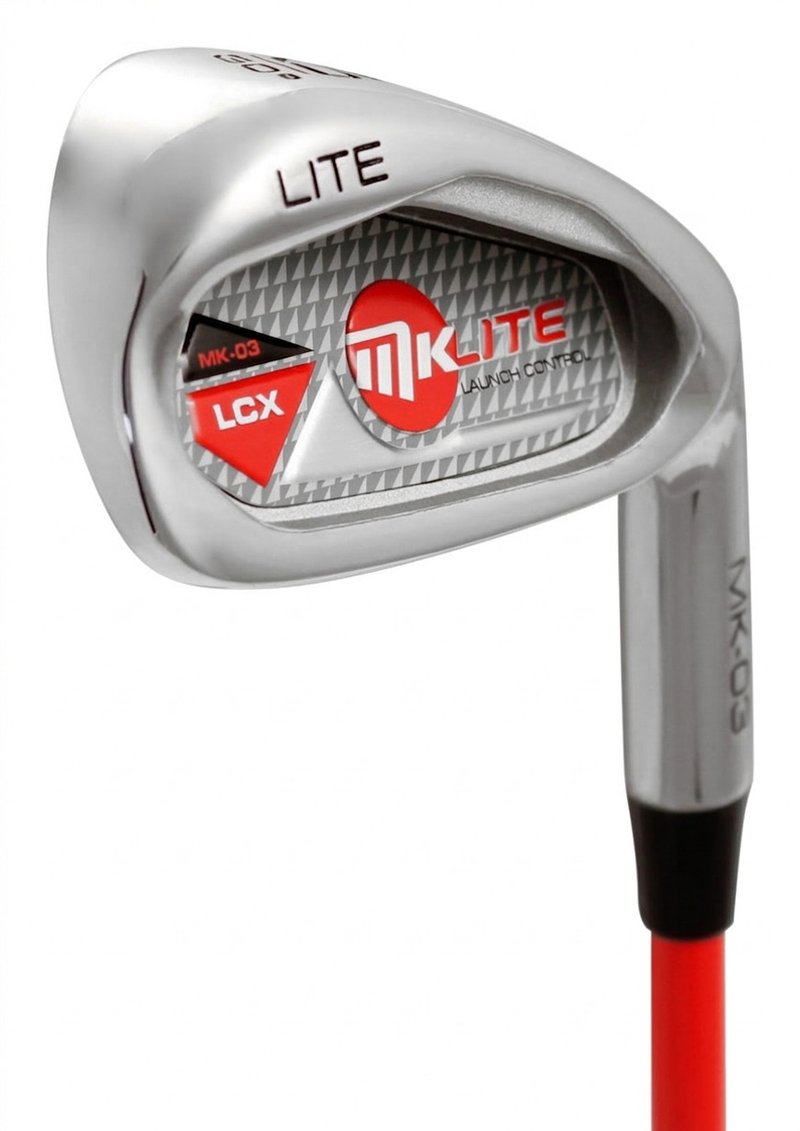 MKids Lite Junior Red 53" (135cm/7-9Y) junior ijzers, staal