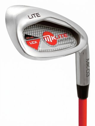 MKids Lite Junior Red 53" (135cm/7-9Y) junior ijzers, staal
