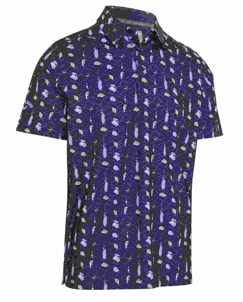 Callaway All Over Go heren polo, peacoat