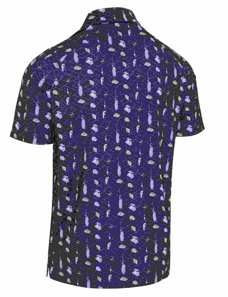 Callaway All Over Go heren polo, peacoat
