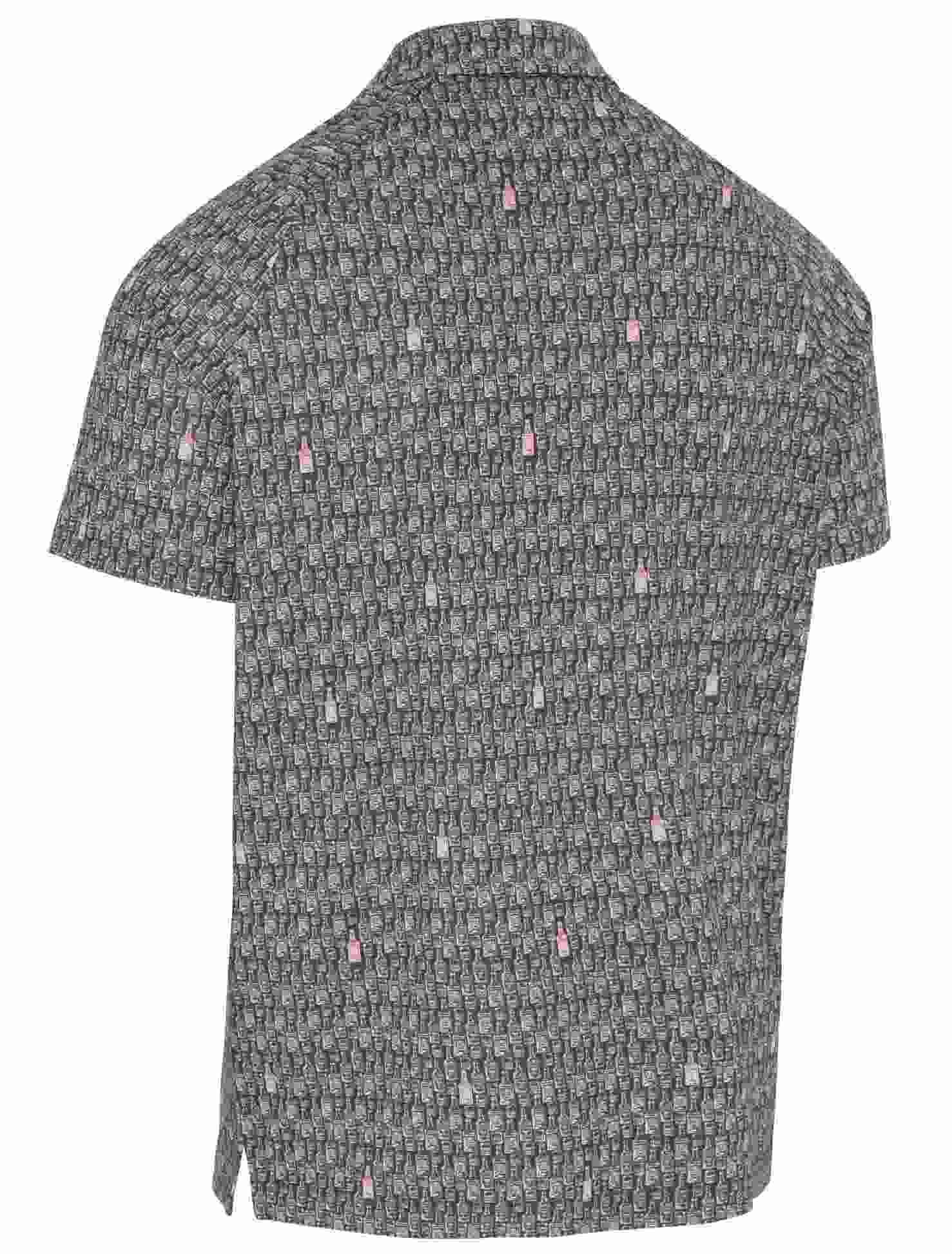 Callaway All-Over Scotch Novelty Print heren polo, asphalt
