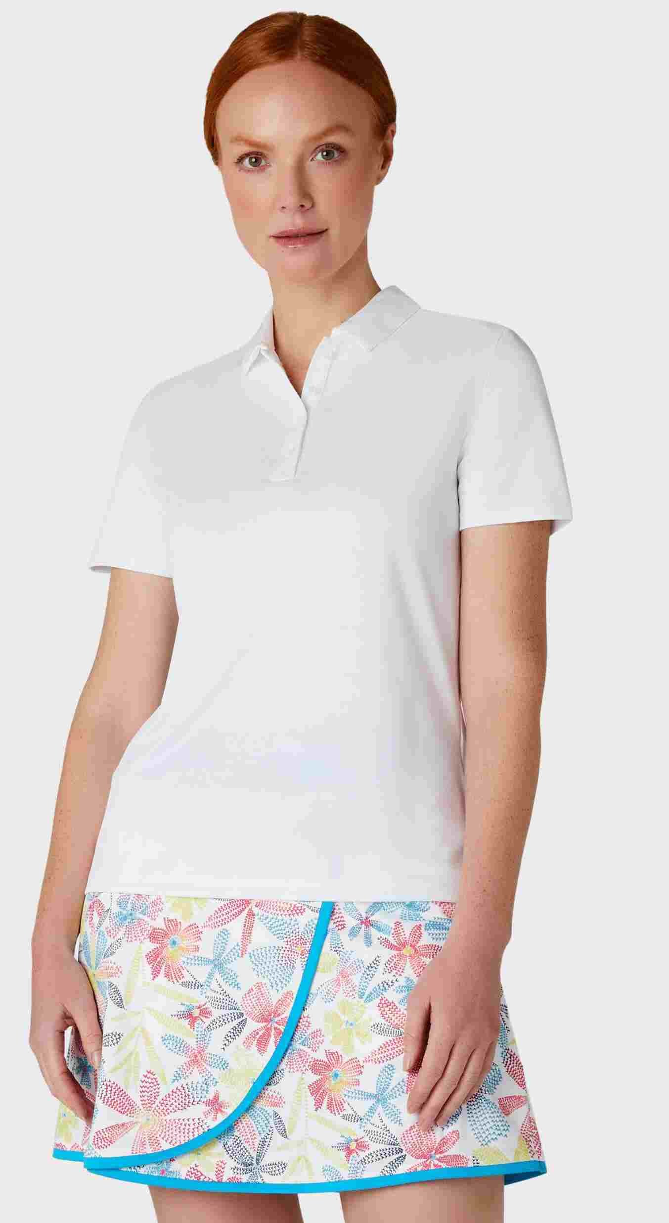 Callaway Tournament dames polo, bright white