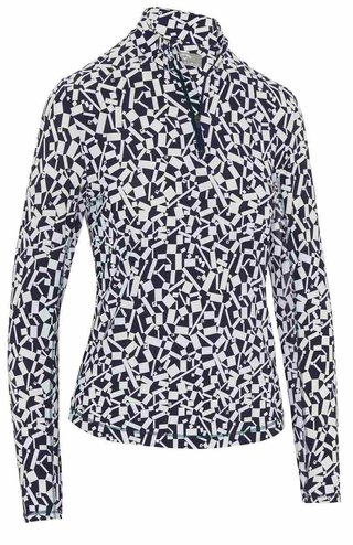 Callaway Two Tone Geo dames sweatshirt, peacoat