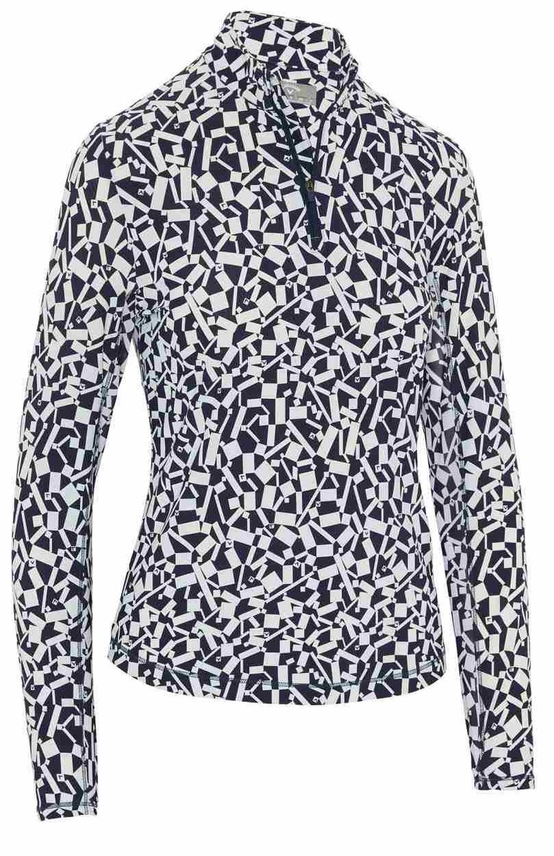 Callaway Two Tone Geo dames sweatshirt, peacoat