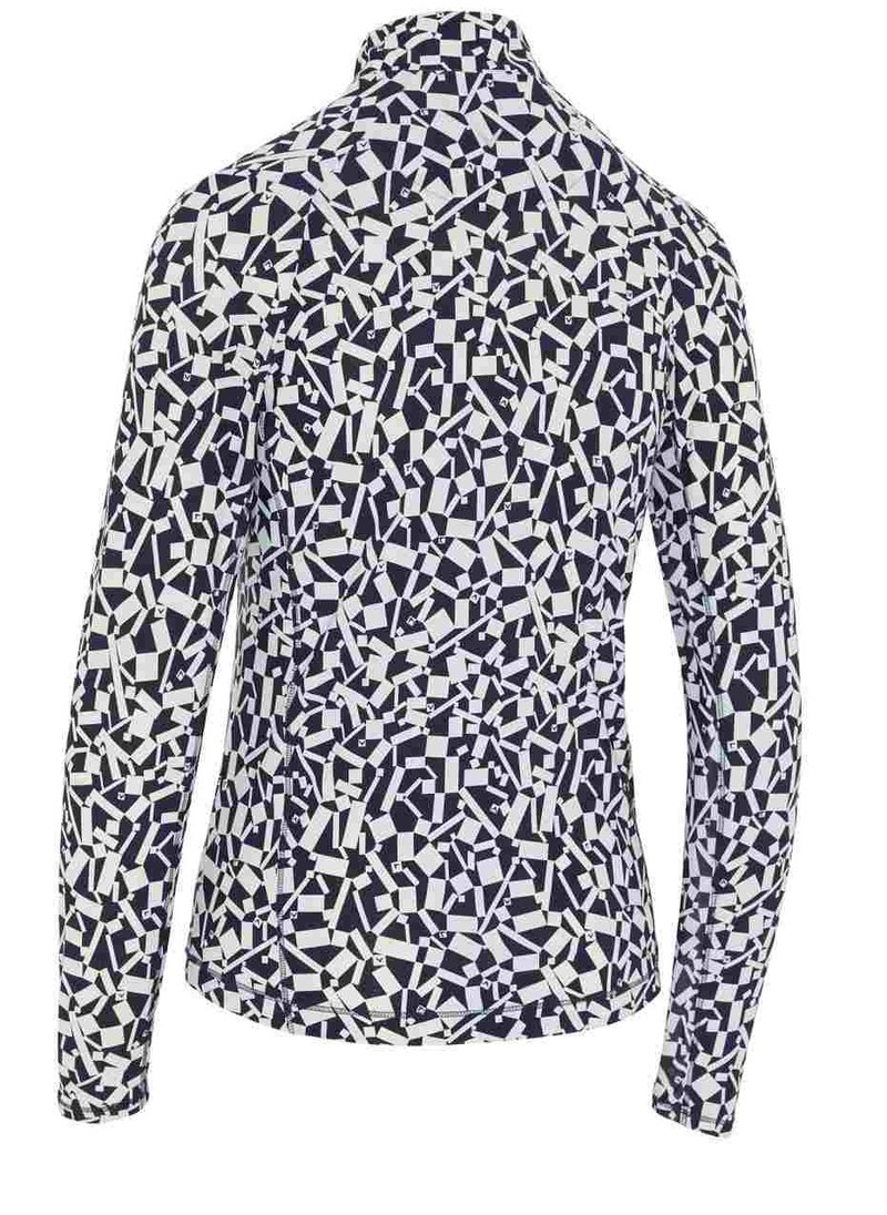 Callaway Two Tone Geo dames sweatshirt, peacoat