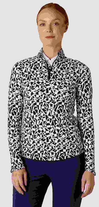 Callaway Two Tone Geo dames sweatshirt, peacoat