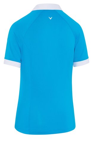 Callaway V-Placket Colorblock dames polo, vivid blue