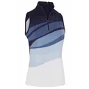 Callaway Gradient Wave Sleeveless dames polo, peacoat