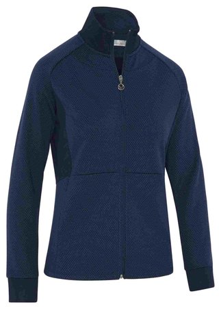 Callaway Full Zip Hexagon dames jack, peacoat