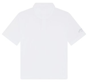 Callaway Solid junior polo, bright white