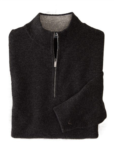 Callaway Premium Cashmere heren sweater, flannel heather