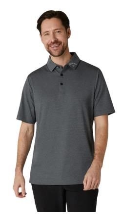 Callaway Premium Jacquard heren polo, caviar