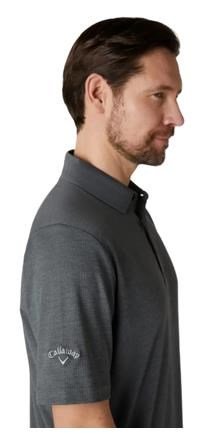 Callaway Premium Jacquard heren polo, caviar