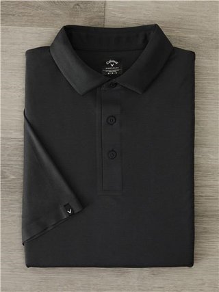 Callaway Premium Jacquard heren polo, caviar